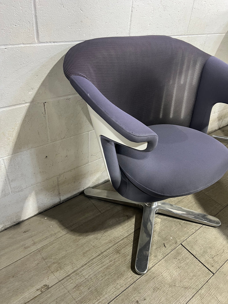 Coalesse Swivel Lounge Chair - Light Purple