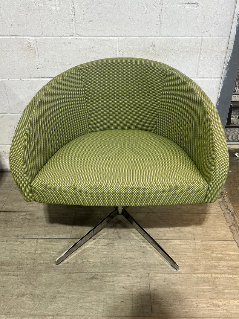 Green Swivel Lounge Chair