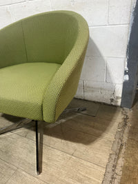 Green Swivel Lounge Chair