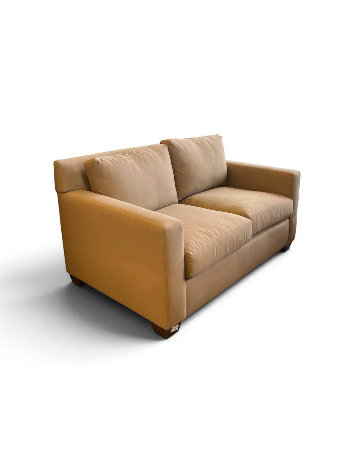 Pottery Barn Beige "York Square Arm" Loveseat