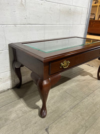 Bombay Glass Top Coffee Table
