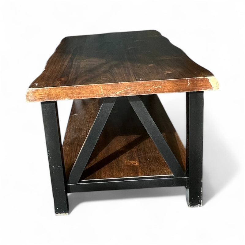 Industrial Wood & Metal Coffee Table