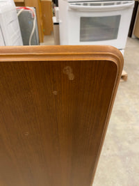 Mahogany Rectangular Folding Pedestal Table