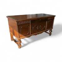 Carved Cedar Chest