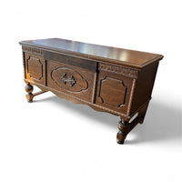 Carved Cedar Chest