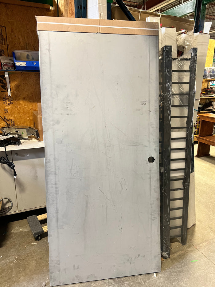 36x80 Steel Flush Door Reversible Swing