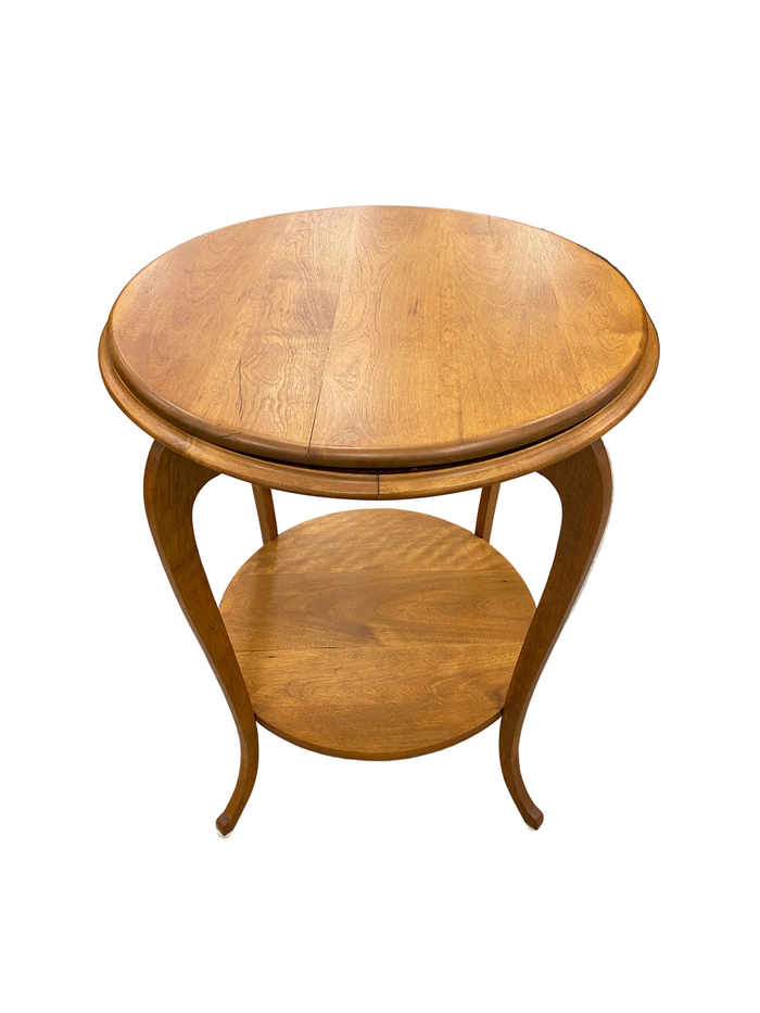 2 - Tier Birch Scandinavian Modern Side Table