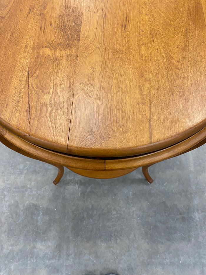 2 - Tier Birch Scandinavian Modern Side Table