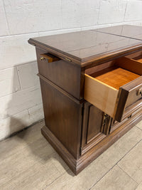 Drexel Flip Top Extendable Bar Cabinet