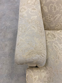 Traditional Cream Floral Loveseat