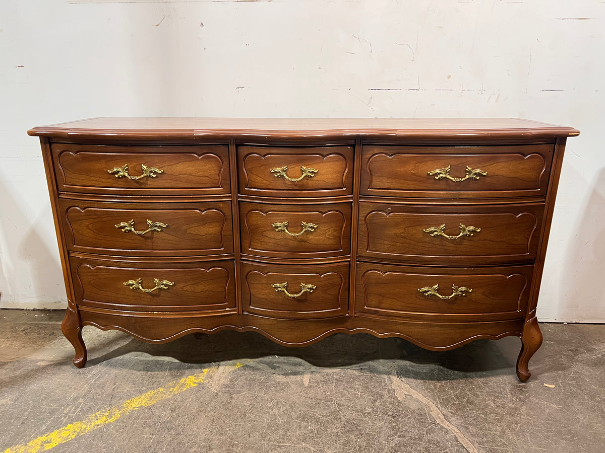 Vintage Charm - French Provincial Dresser With Mirror
