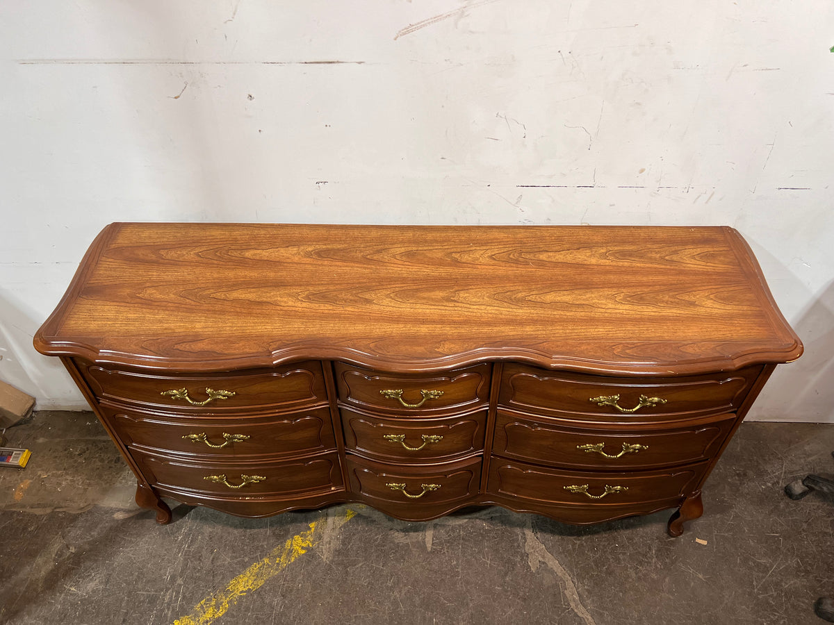 Vintage Charm - French Provincial Dresser With Mirror
