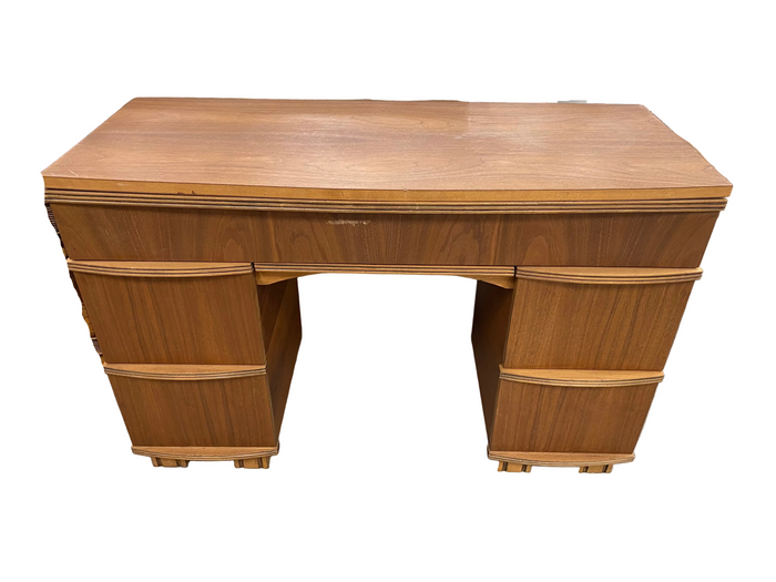 Vintage Mid-Century Double Pedestal Desk