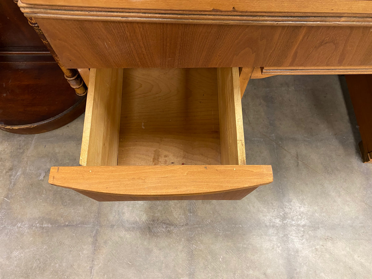 Vintage Mid-Century Double Pedestal Desk