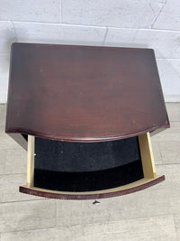 Modern Arch - Dark Wood Nightstand