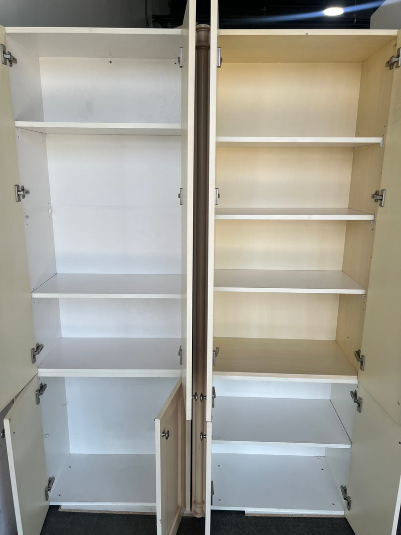Kitchen Cabinets Set - 2 Pantry - 3 Wall Cab - 1 Hood Cab