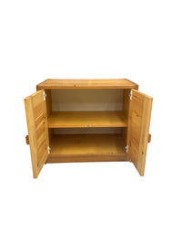 Rustic Pine Short Cabinet with 1 Internal Shelf