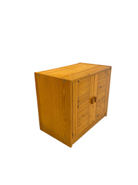 Rustic Pine Short Cabinet with 1 Internal Shelf
