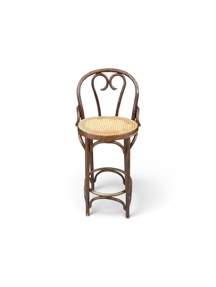 Cane Seat and Bentwood Open Back Chair