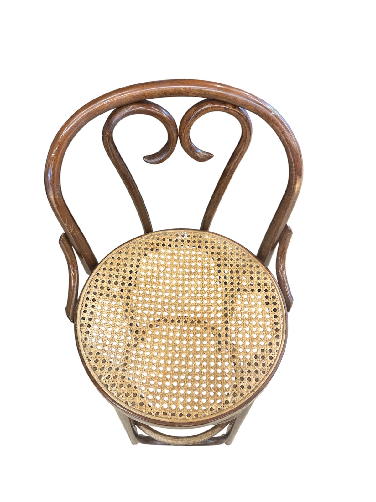 Cane Seat and Bentwood Open Back Chair