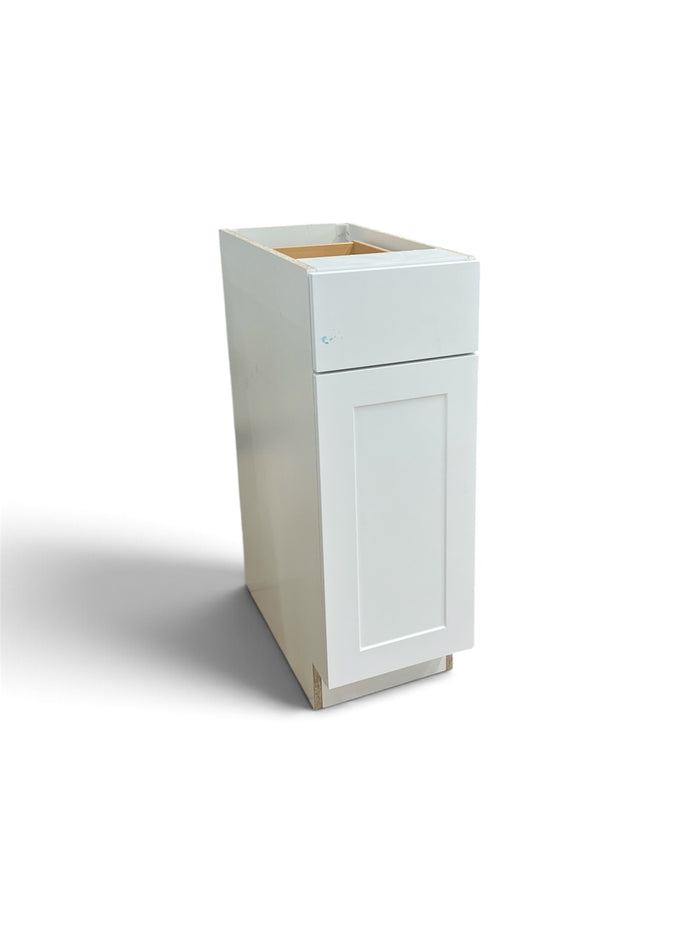 Hampton Bay Edson 12 in. W Assembled Kitchen Drawer Base Cabinet in White