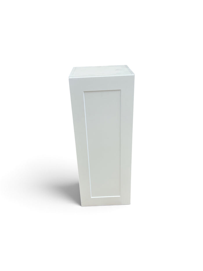 Hampton Bay Edson 12 in. W Assembled Wall Cabinet with Adjustable Shelves in White