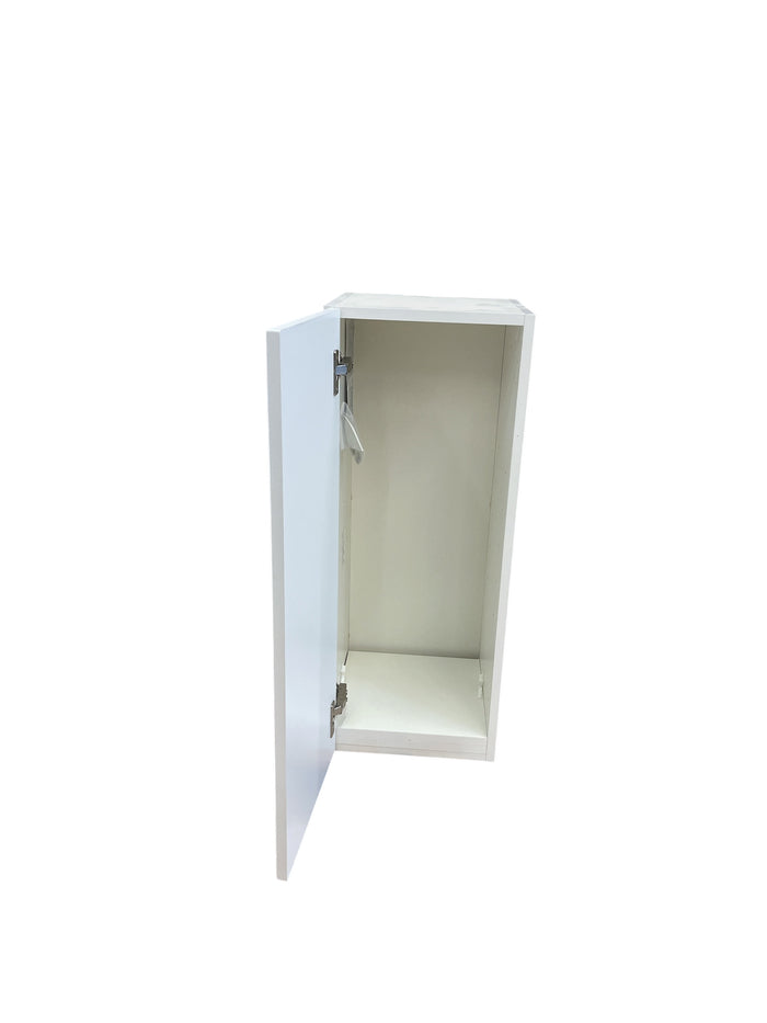 Hampton Bay Edson 12 in. W Assembled Wall Cabinet with Adjustable Shelves in White