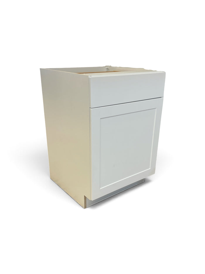 Hampton Bay Edson 24 in. W Assembled Base Cabinet  in White