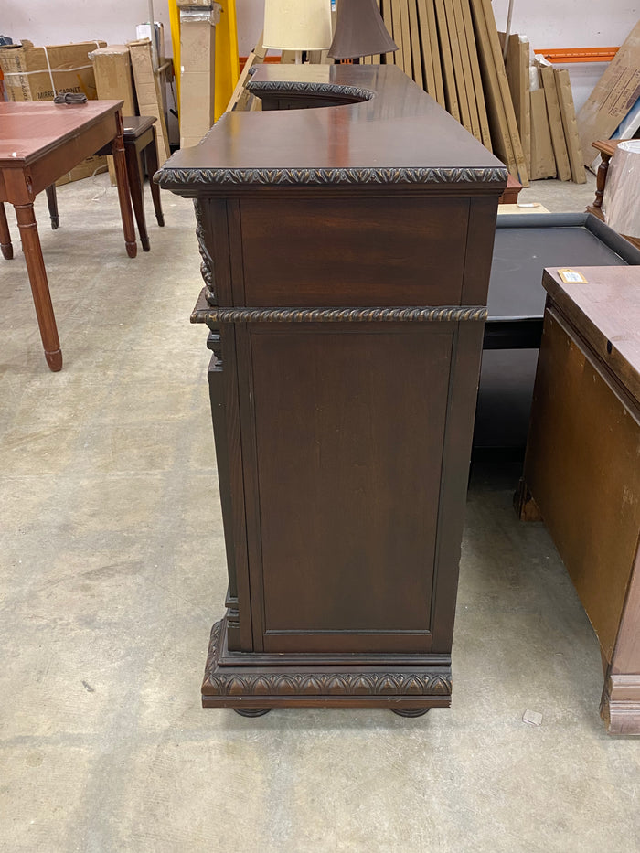 5 Drawer Faux Marble Inset Dining Room Server