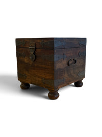 Vintage Rustic Small Wooden Chest