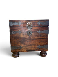 Vintage Rustic Small Wooden Chest
