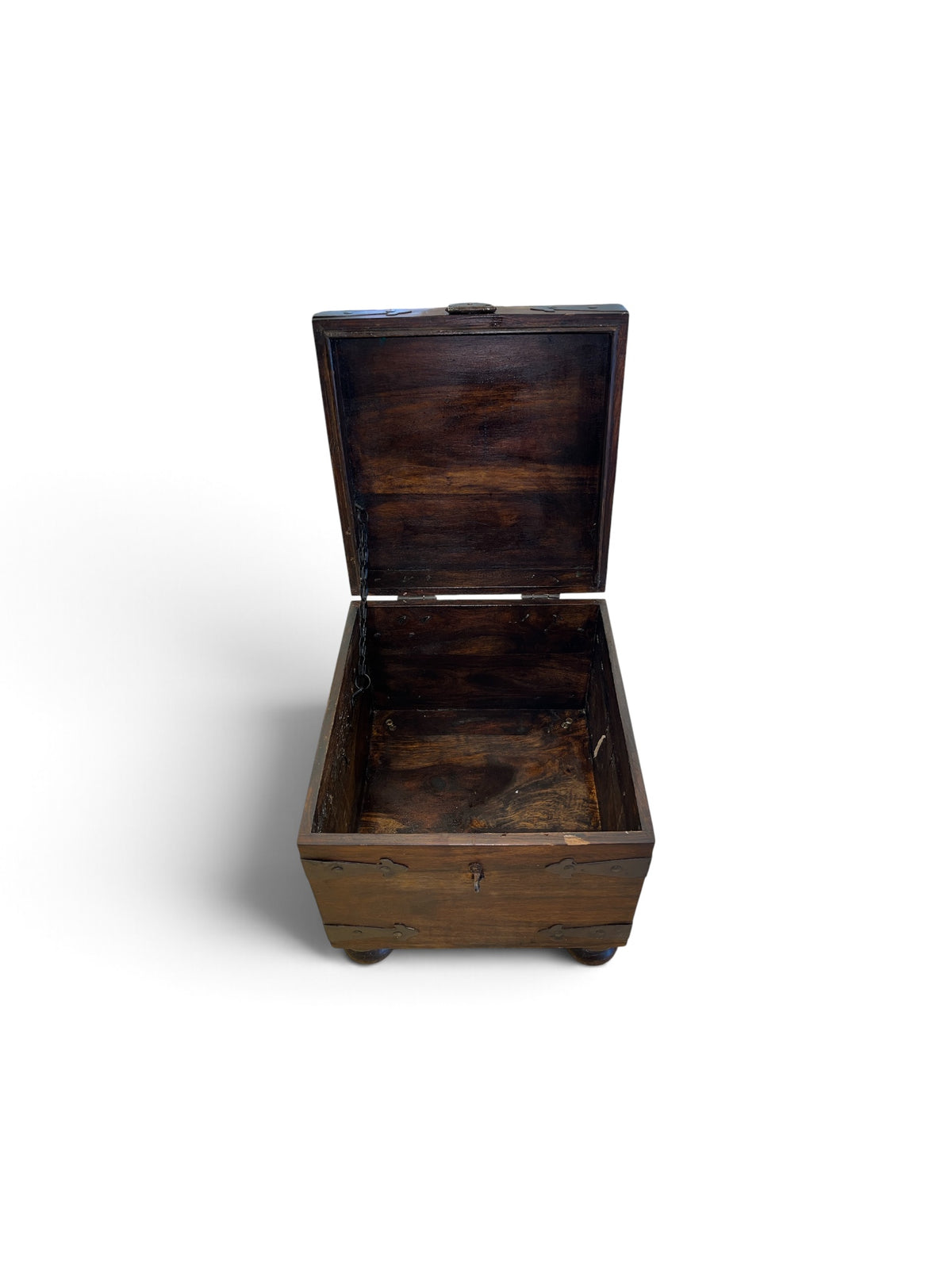 Vintage Rustic Small Wooden Chest