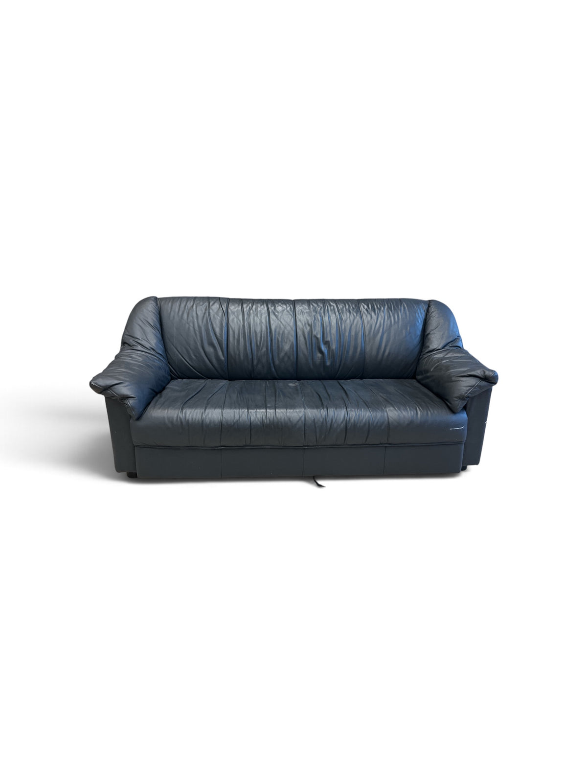 Creestons Grey Leather Sofa