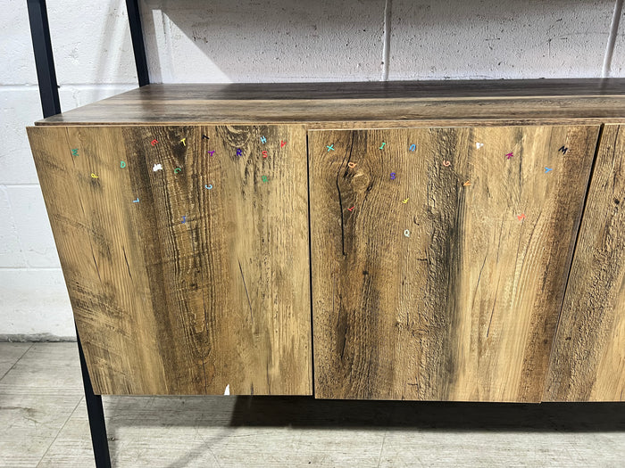 Industrial Chic Console Cabinet