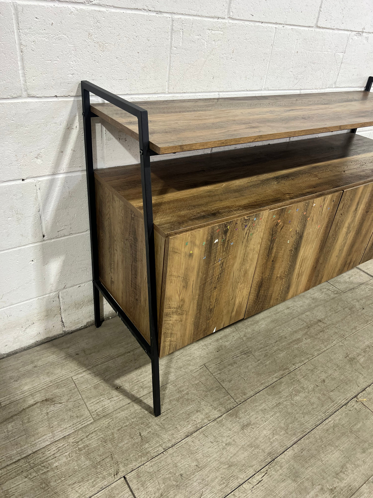 Industrial Chic Console Cabinet