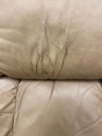 Beige Leather La-Z-Boy Pinnacle Rocking Recliner