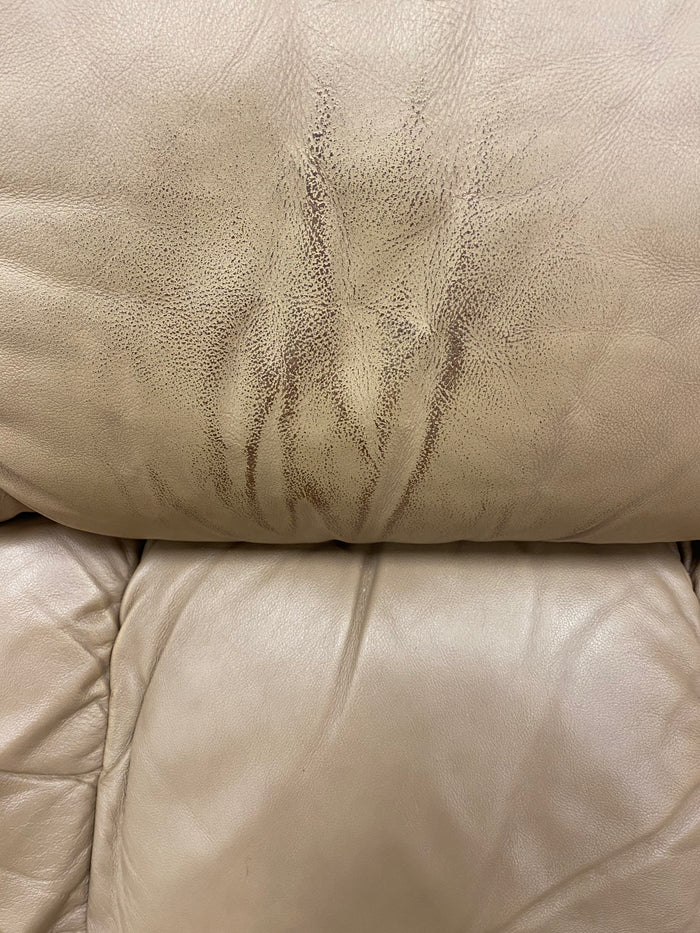 Beige Leather La-Z-Boy Pinnacle Rocking Recliner