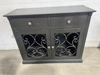 Iron Console - 2 Door - 2 Drawer