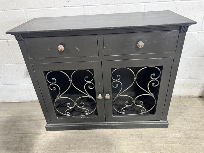 Iron Console - 2 Door - 2 Drawer
