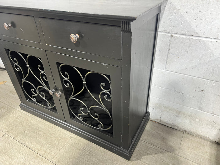 Iron Console - 2 Door - 2 Drawer