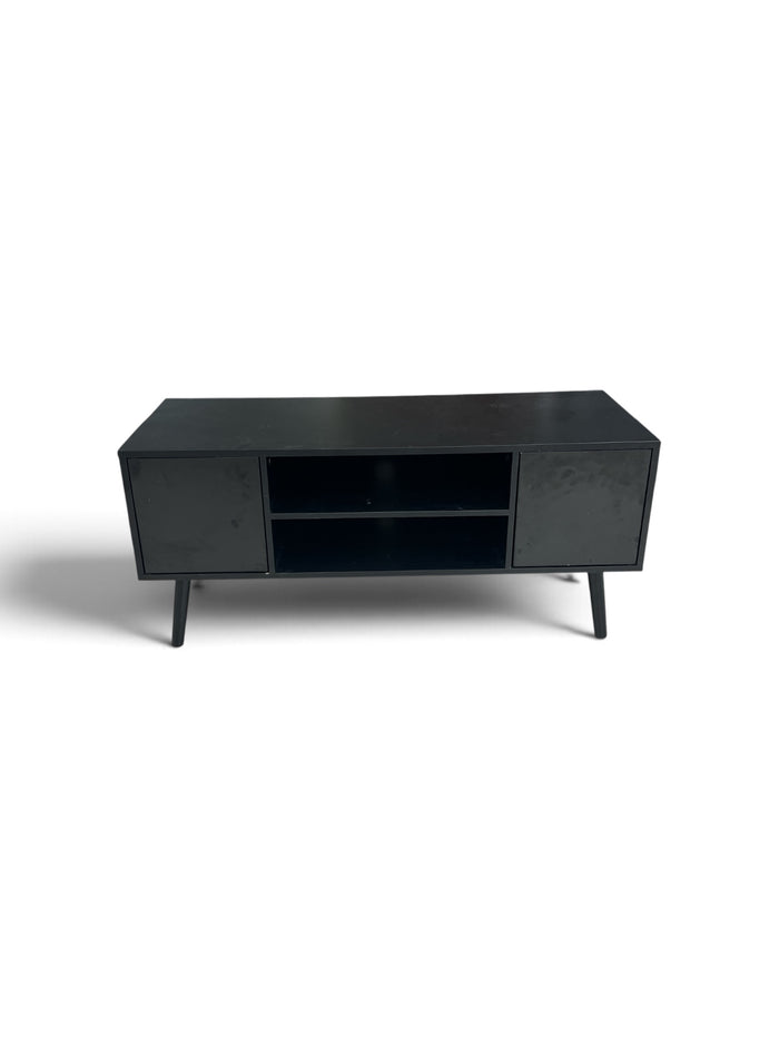 Modern Black Media Console