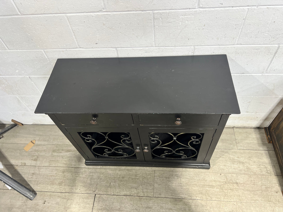 Iron Console - 2 Door - 2 Drawer