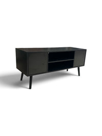 Modern Black Media Console