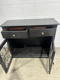 Iron Console - 2 Door - 2 Drawer