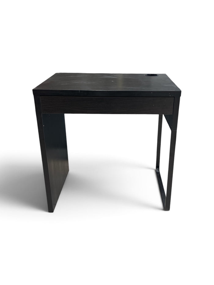 Modern Black Writing Desk with Drawer