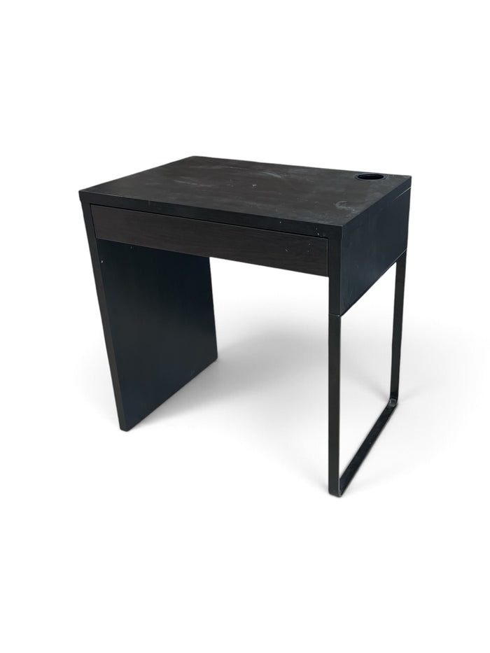 Modern Black Writing Desk with Drawer