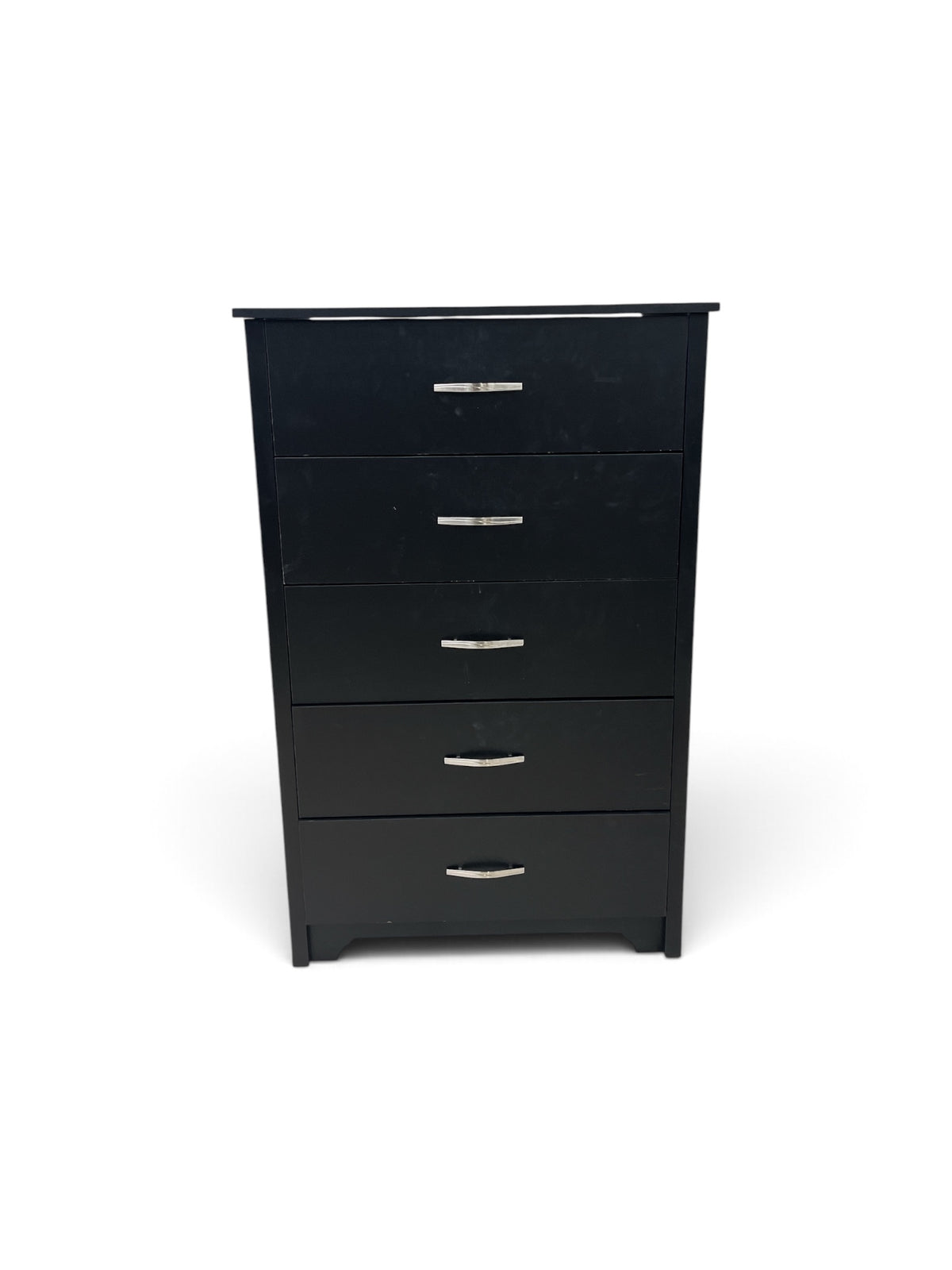 South Shore Modern Black 5 Drawer Tall Boy