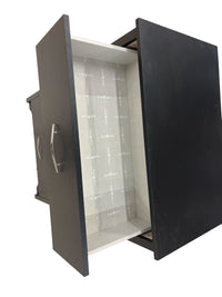 South Shore Modern Black 5 Drawer Tall Boy