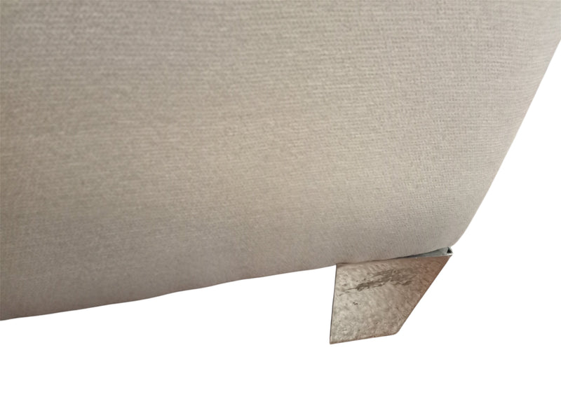 Tufted Back Loveseat With Velvet Upholstery