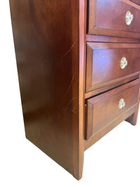 Matching Wood 3 Drawer Nightstand - Set of 2